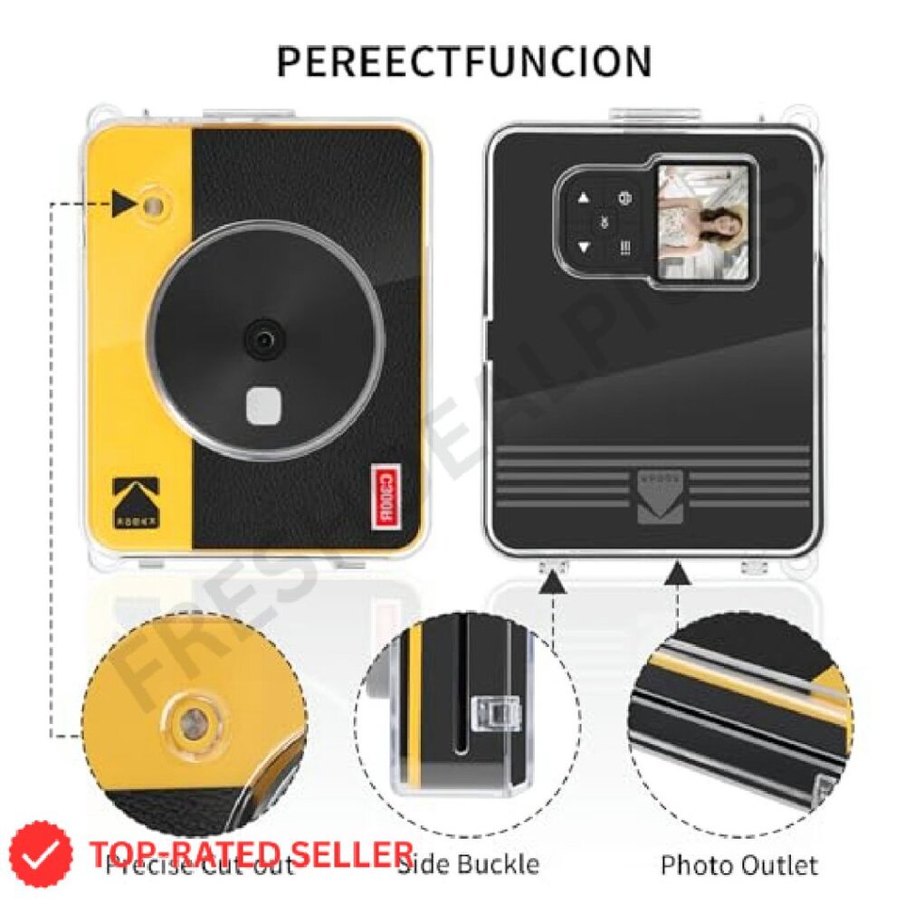 Transparent Camera Case Retro Instant Digital Pro… - image 6